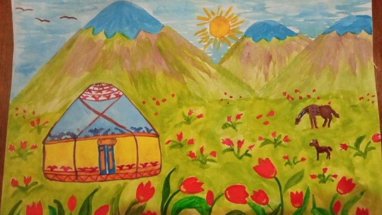 Онлайн выставка рисунков на тему: «Казахстан моя Родина!» к 30-летию Независимости РК