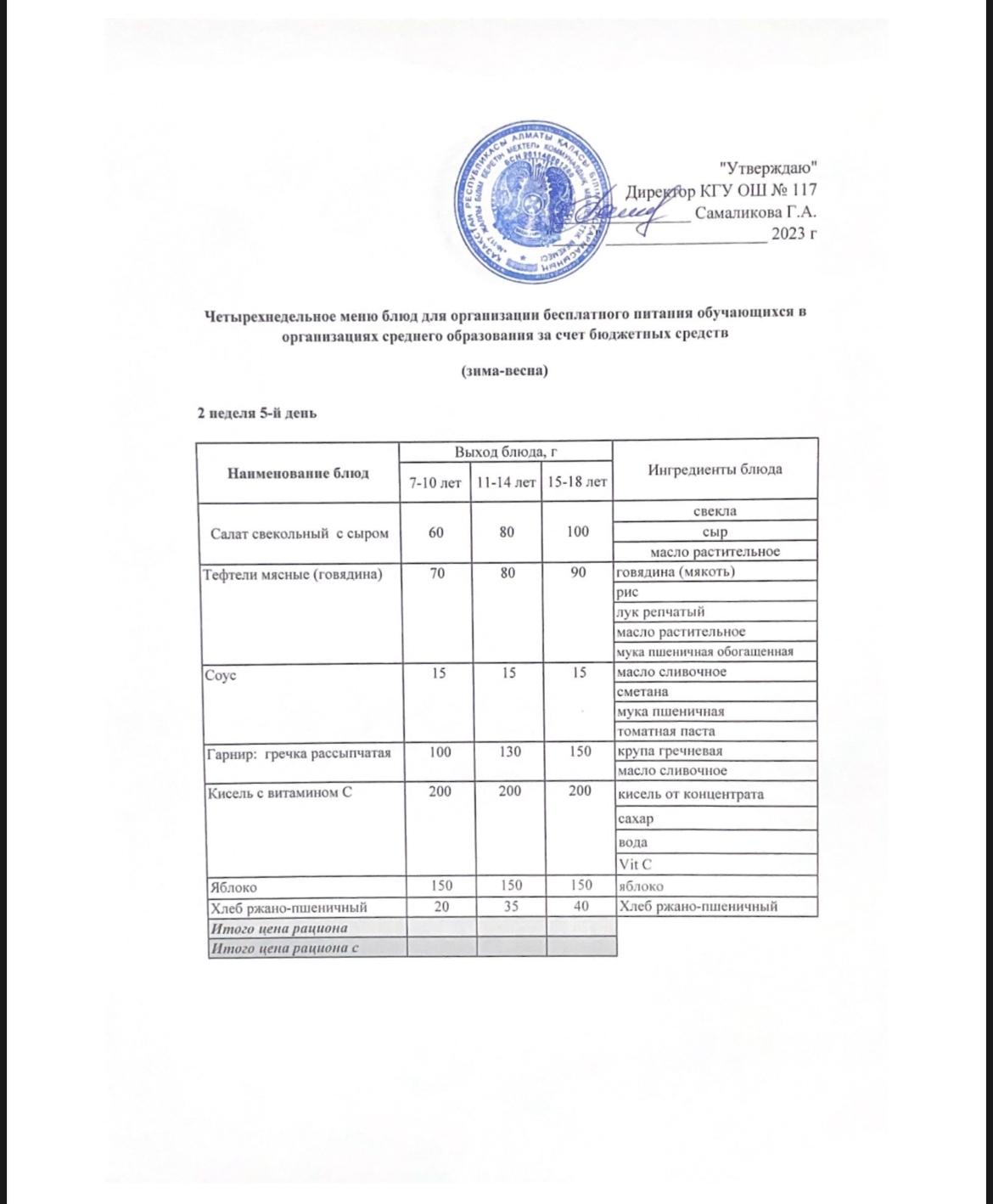 2 неделя 5-й день