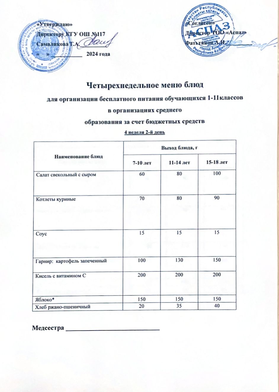 4-ші апта 2-ші күн
