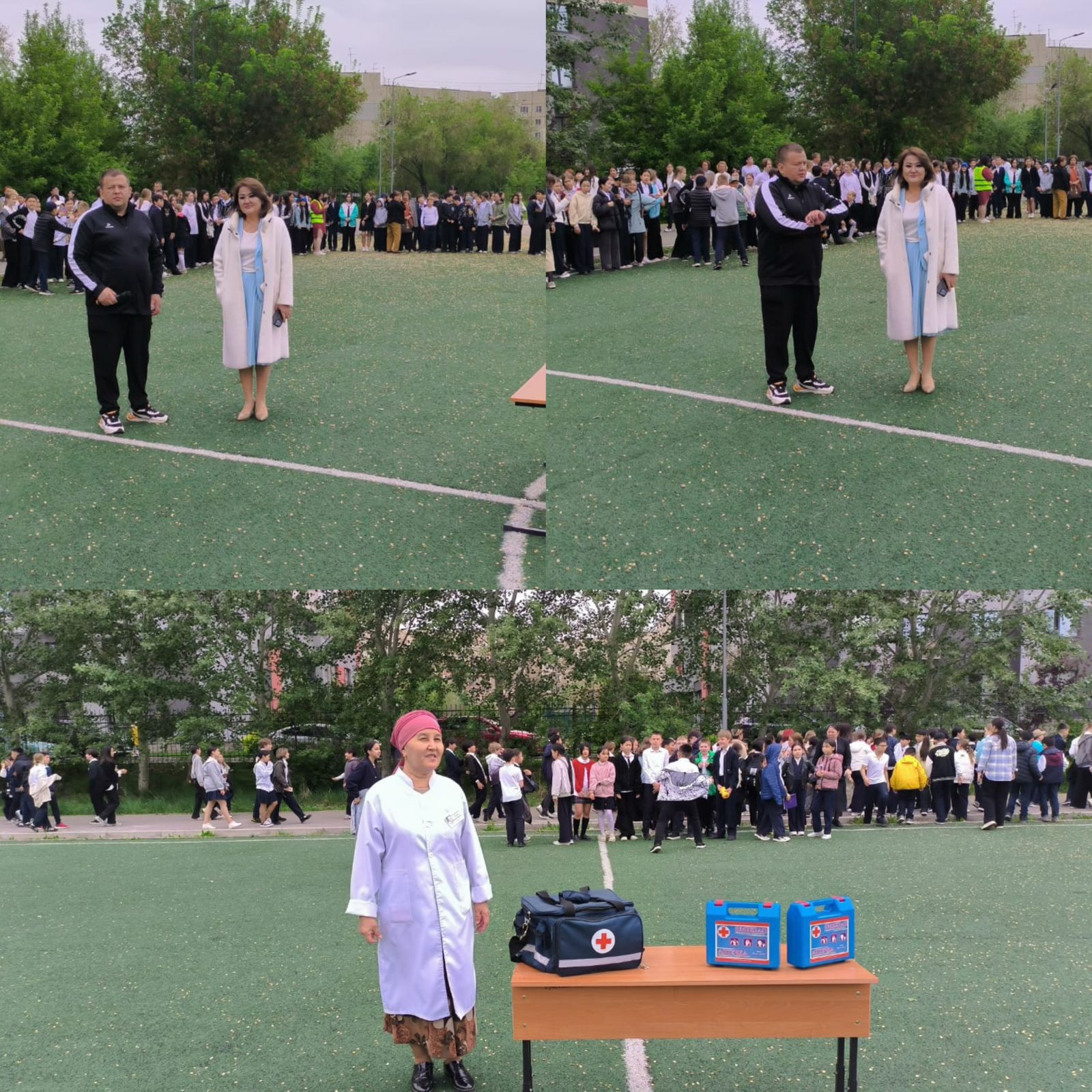 30 сәуір күні сейсмикалық қауіпсіздік бойынша оқу-жаттығу жүргізілді.