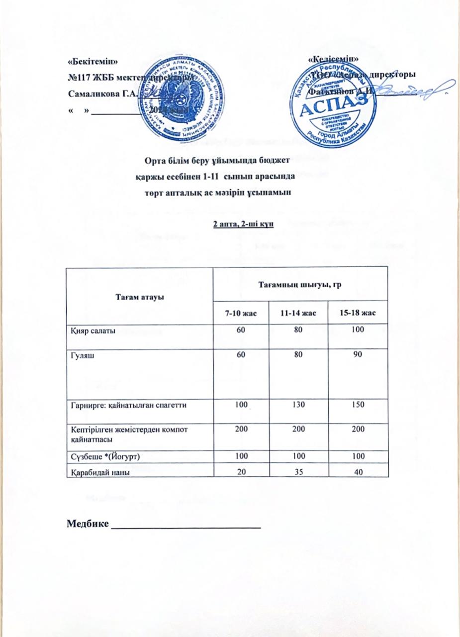 2 апта 2-ші күн