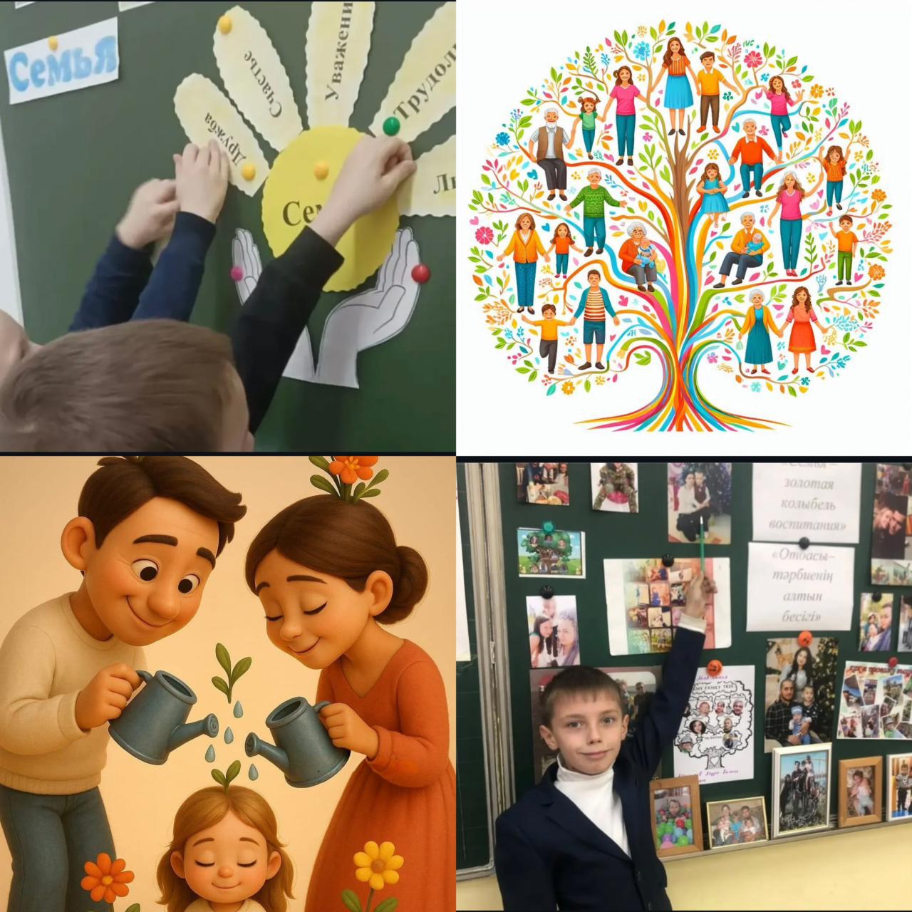 «Отбасы - тәрбиенің алтын бесігі» тақырыбында сынып сағаты өттілді