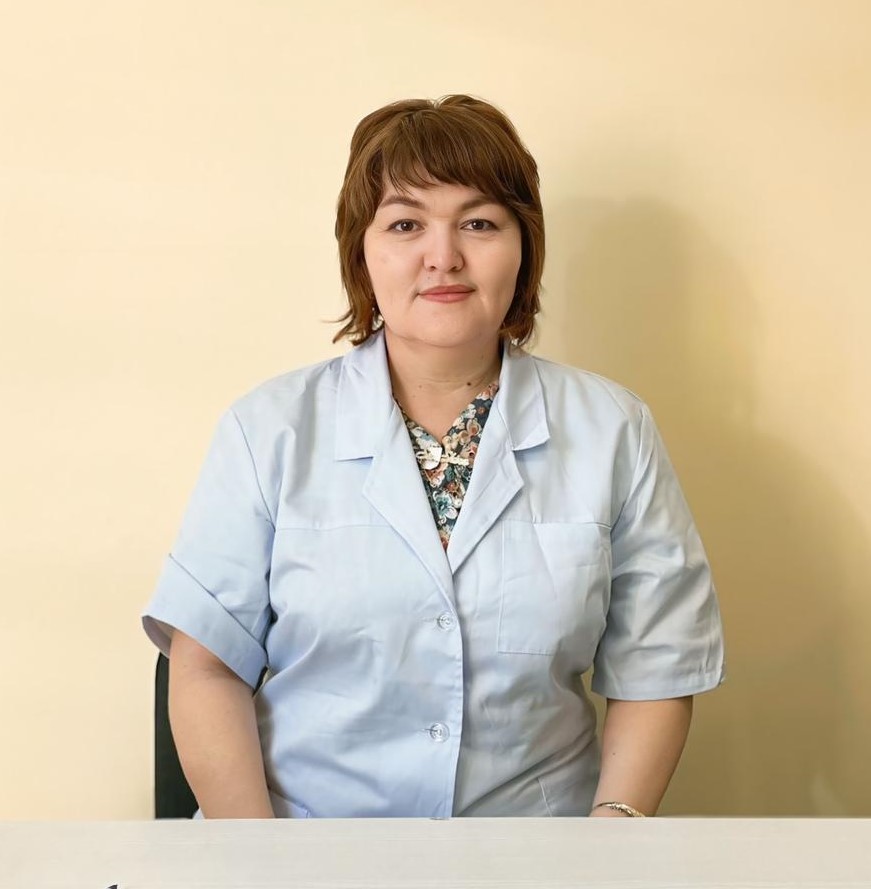Медицинская сестра: Сейтмуратова Айнур Ешмаханбетовна